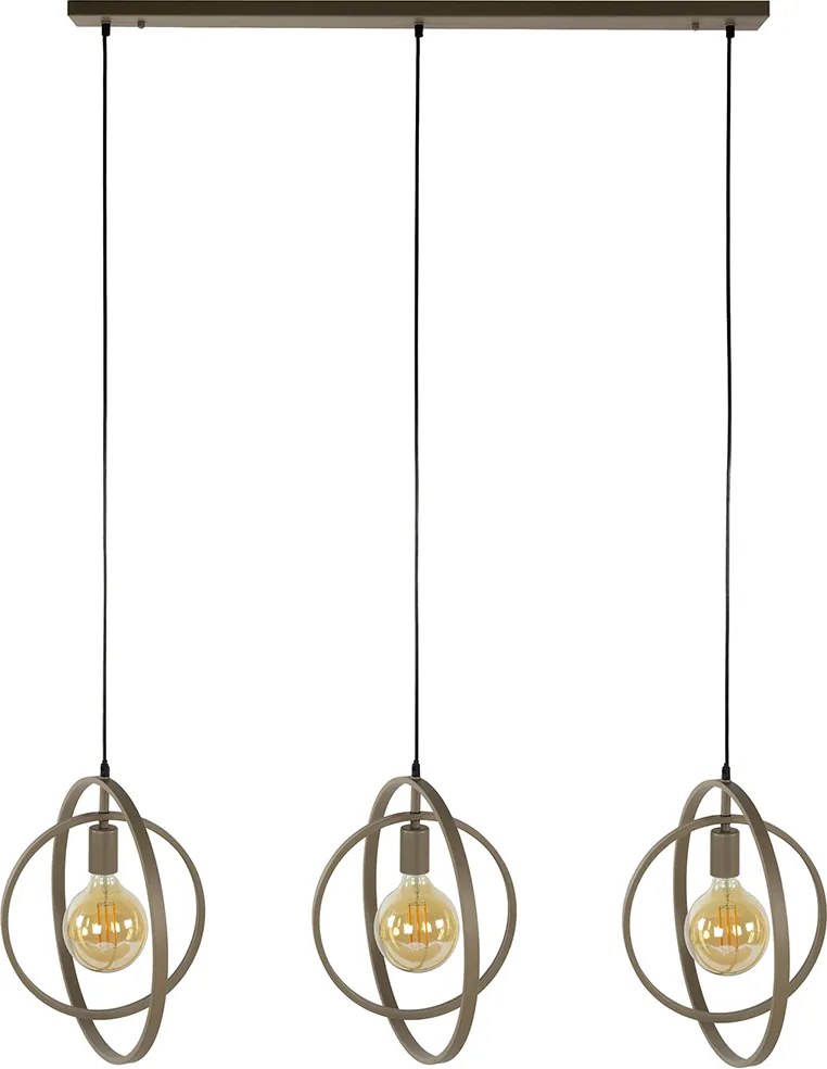 Eettafel Hanglamp Cirkels Beige