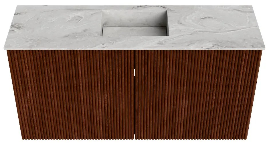 Mondiaz Joya DLux 80cm toiletmeubel ruby met wastafel faye midden 1 kraangat glace