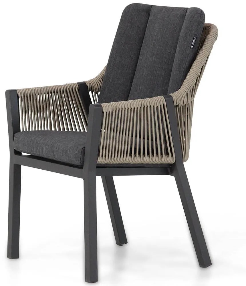 Tuinset 2 personen 90 cm Rope Taupe Lifestyle Garden Furniture Verona/Veneto