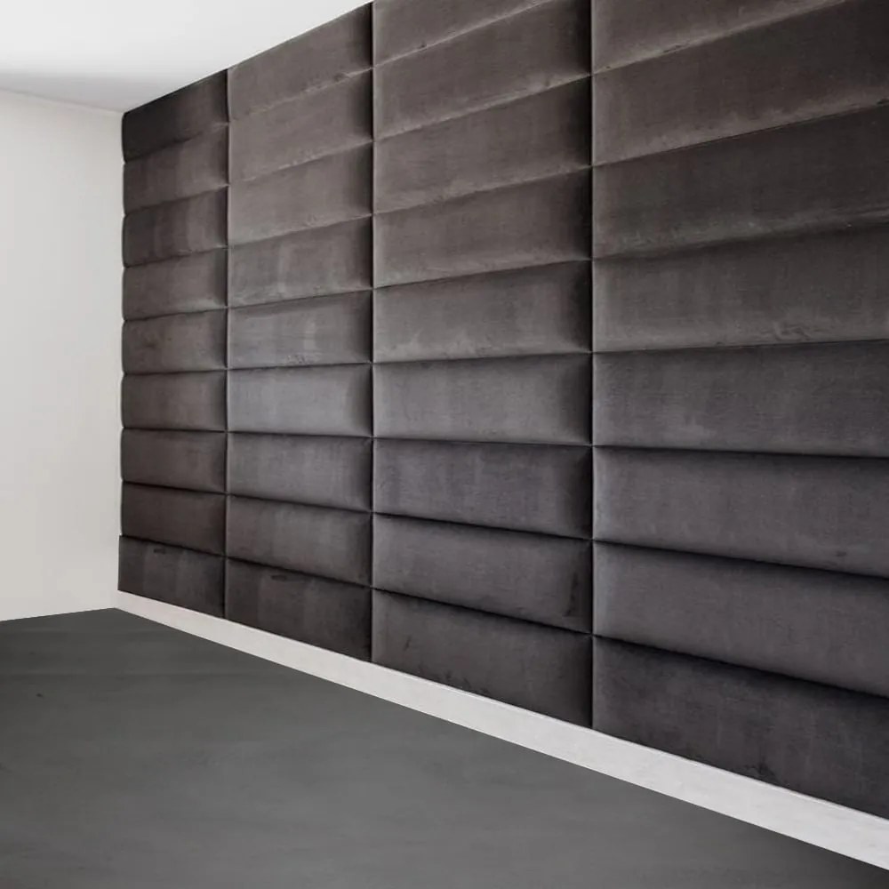 Hoofdbord wandpanelen 30x100 velvet