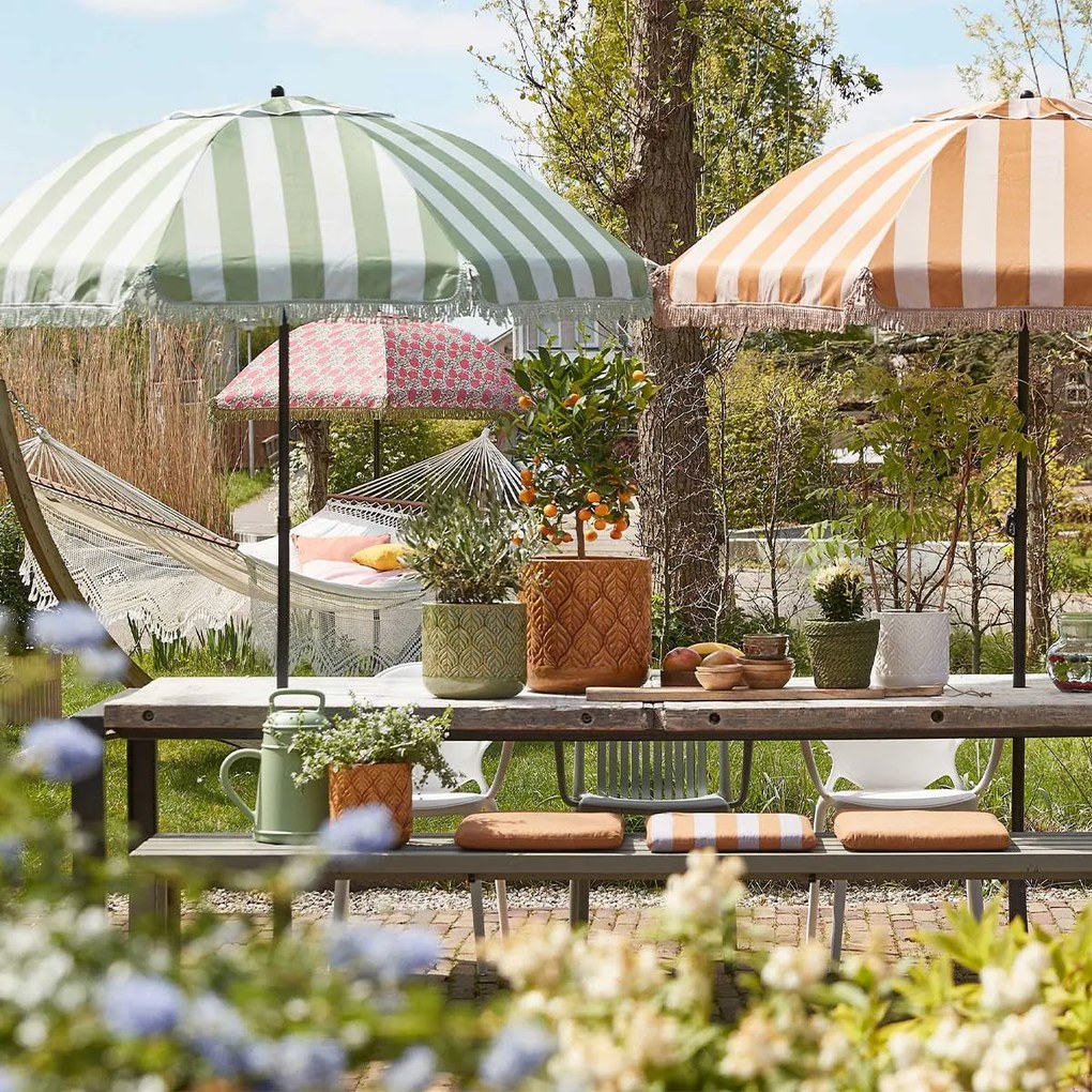 Edelman Mitchell parasol fuchsia - Ø220 x 238 cm