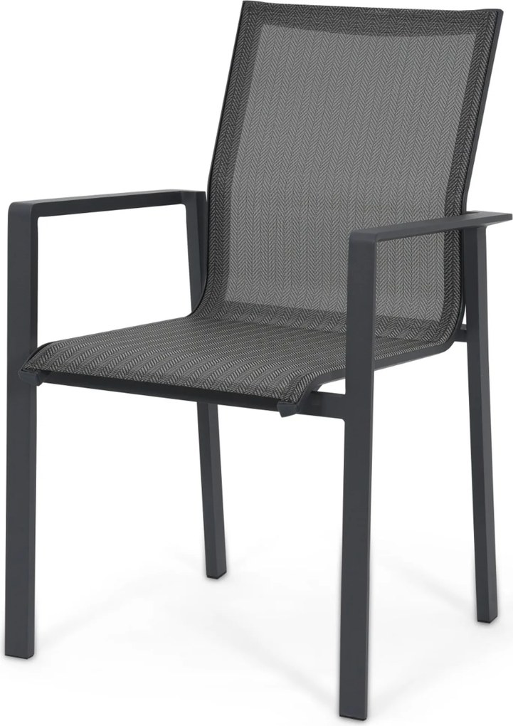 Tuinstoel Aluminium Grijs-antraciet Lifestyle Garden Furniture Timo antraciet/carbon