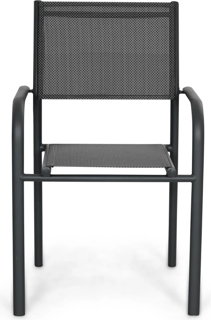 Tuinset 4 personen 200 cm Aluminium Grijs Presto Brentino/Brookline
