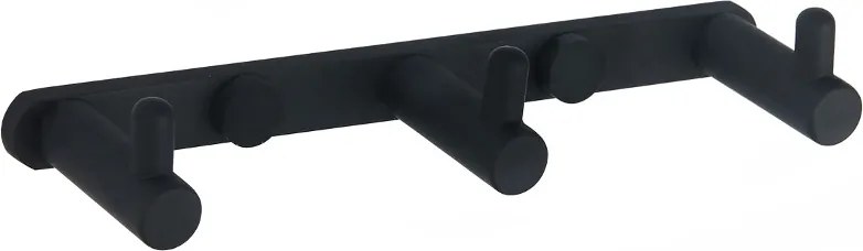 Mexen drievoudige handdoekhaak, zwart - 709163-70