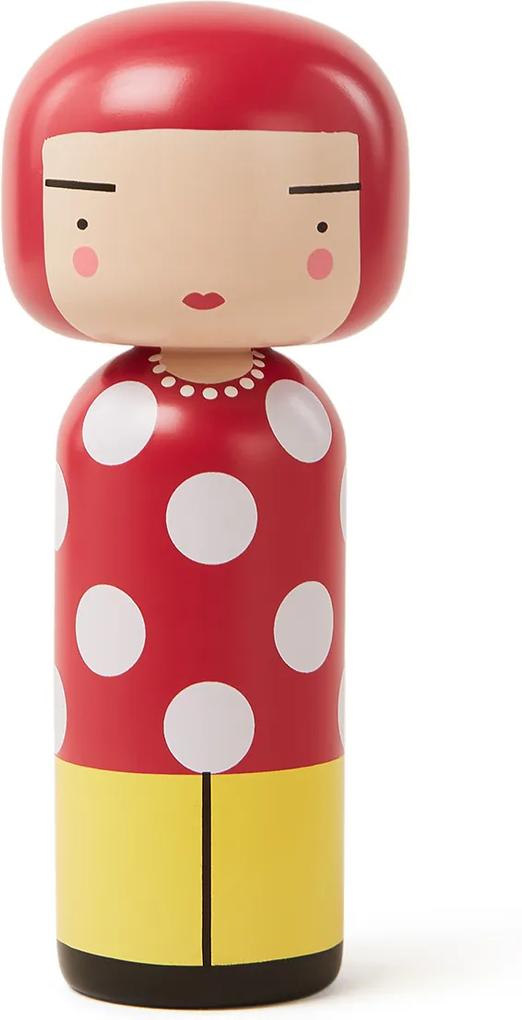 Lucie Kaas Dot Kokeshi Doll 14,5 cm