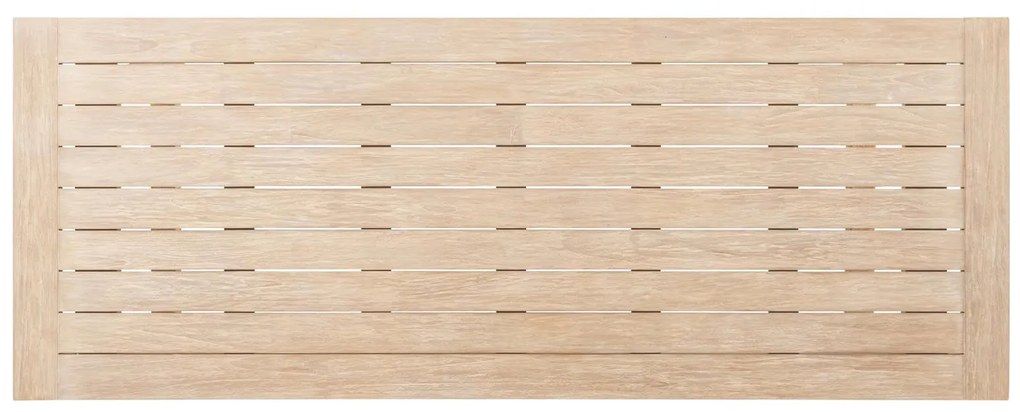 Taste by 4 Seasons Noah low dining tuintafel van geborsteld teak met blad 300 x 100 cm Tuintafel   houtkleur weerbestendig
