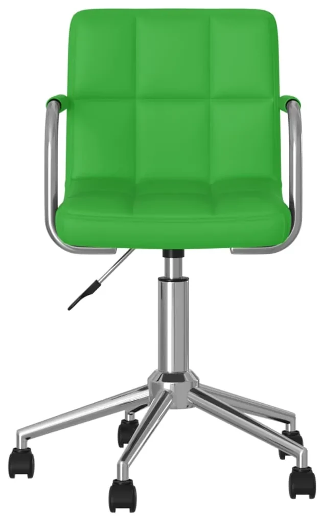 vidaXL Eetkamerstoelen draaibaar 4 st kunstleer groen