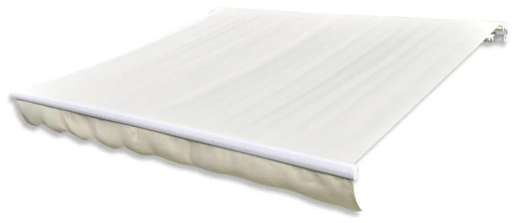 vidaXL Luifeldoek 450x300 cm canvas crème