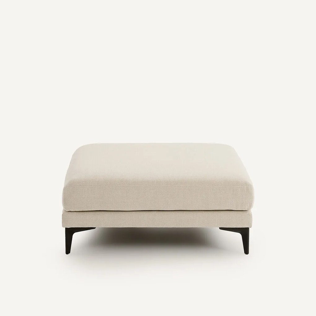 Voetensteun van gevlochten polyester, MODERNISTE, ontwerp van Emmanuel Gallina