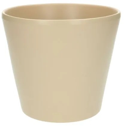 Bloempot'taps', aardewerk, kiezelgrijs,ø17,5 cm