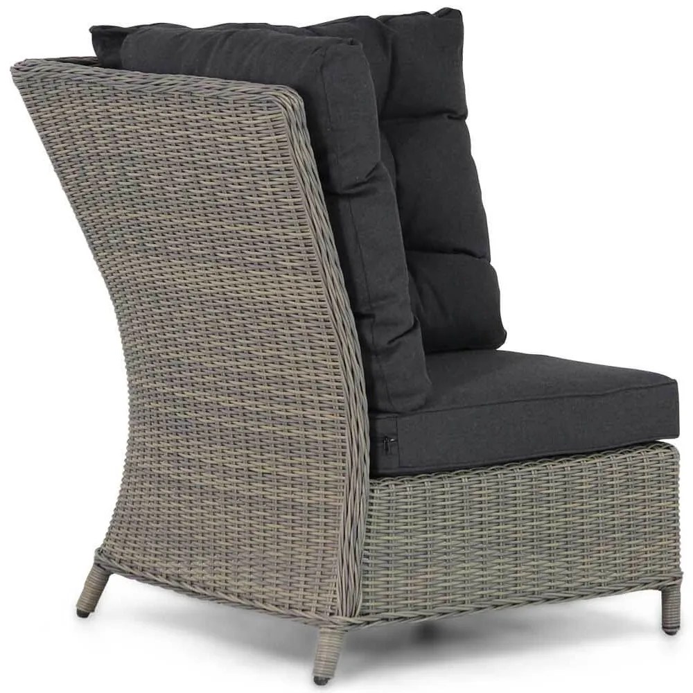 Hoek loungeset 5 personen Wicker Taupe  Garden Collections Chicago