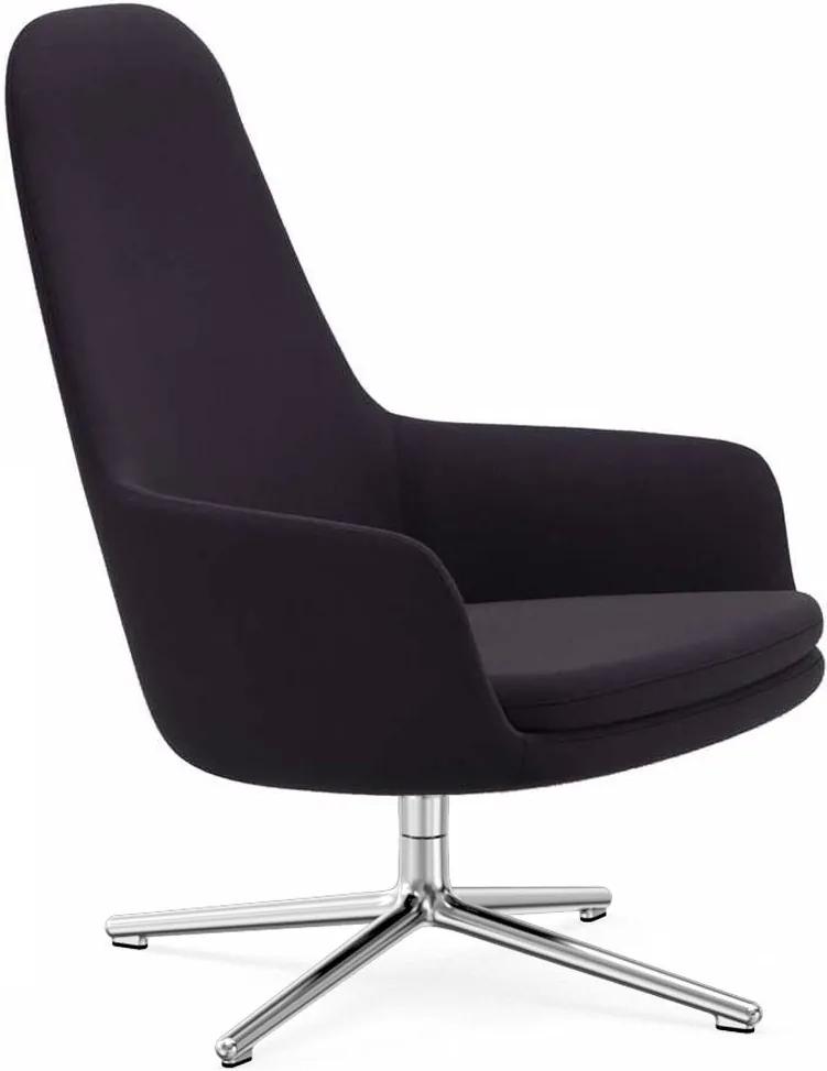 Normann Copenhagen Era Lounge Chair High Swivel fauteuil met aluminium onderstel Fame 64055