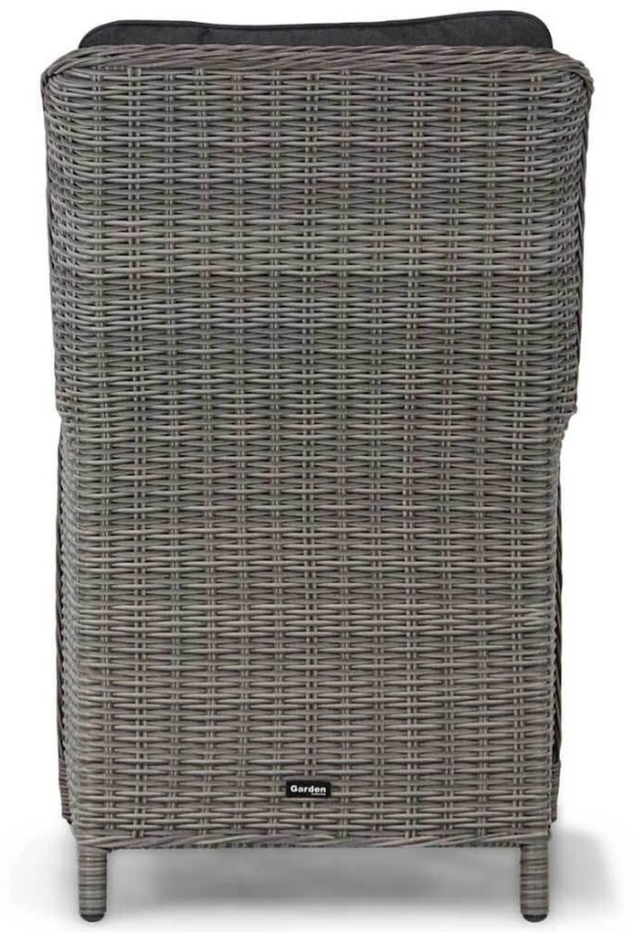 Tuinset 4 personen 160 cm Wicker Grijs Garden Collections Windsor/Weston
