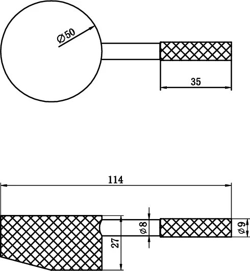Saniclear Iron Curved hendel voor wastafelkranen (SK24874 en SK24858)
