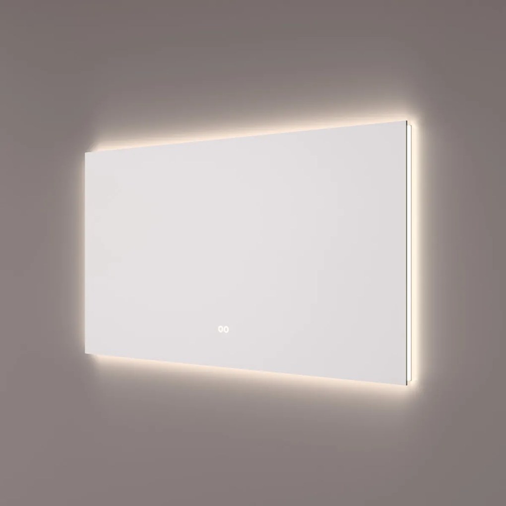 Hipp Design 12500 spiegel 40x80cm verticaal met backlight en spiegelverwarming