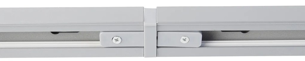 Modern railsysteem met 4 spots zilver 1-fase  - Iconic Yade