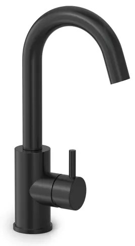 Hotbath COBBER Wastafelmengkraan met draaibare uitloop zonder waste Geborsteld zwart PVD CB004MBP