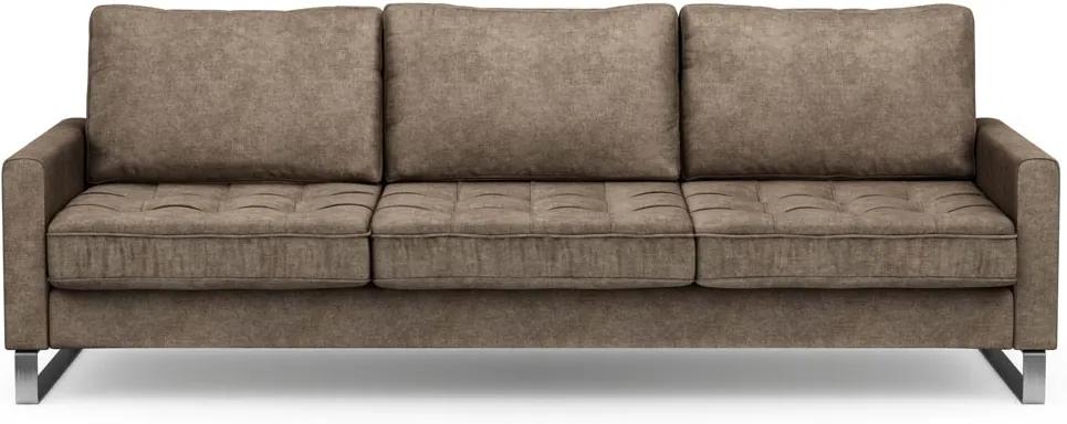 Rivièra Maison - West Houston Sofa 3,5 seater, velvet, clay - Kleur: bruin