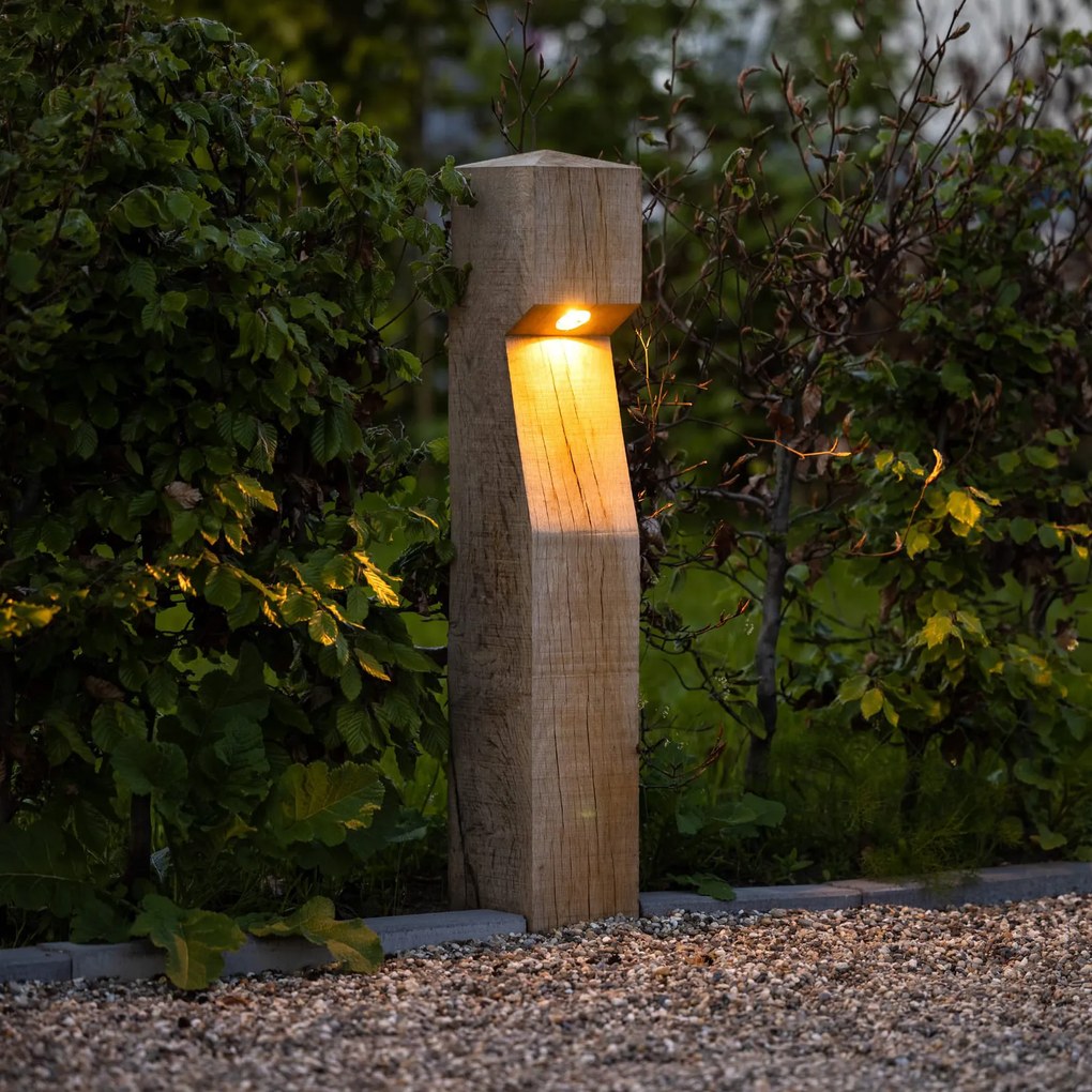 Tuinverlichting Oak houten terraslamp tuinpad verlichting Tuinverlichting