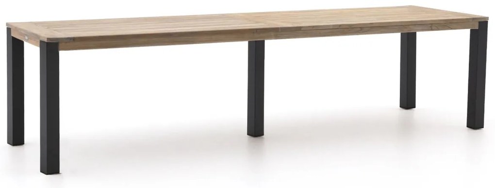 Tuin eettafel ROUGH | Rechthoekig  | Tuintafel Teakhout | 300x90cm | 8 personen | Kees Smit Tuinmeubelen