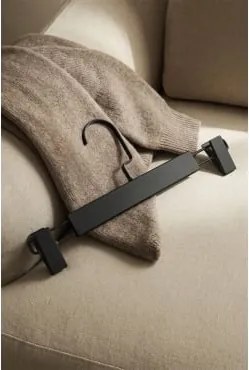 6-delige Set Houten En Stalen Klemhangers Rita Zwart - Sklum