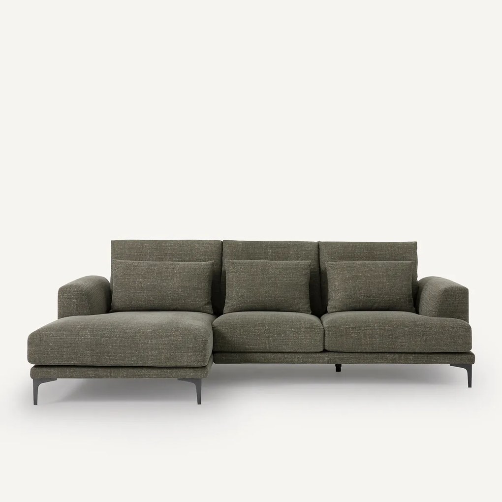 Bank, hoek links, katoen/linnen, Marsile