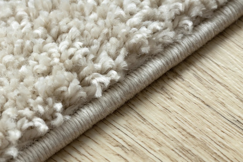 Tapijt BERBER 9000 crème rand , Barber, marokkaanse shaggy - TWEEDE-KLASSE PRODUCT