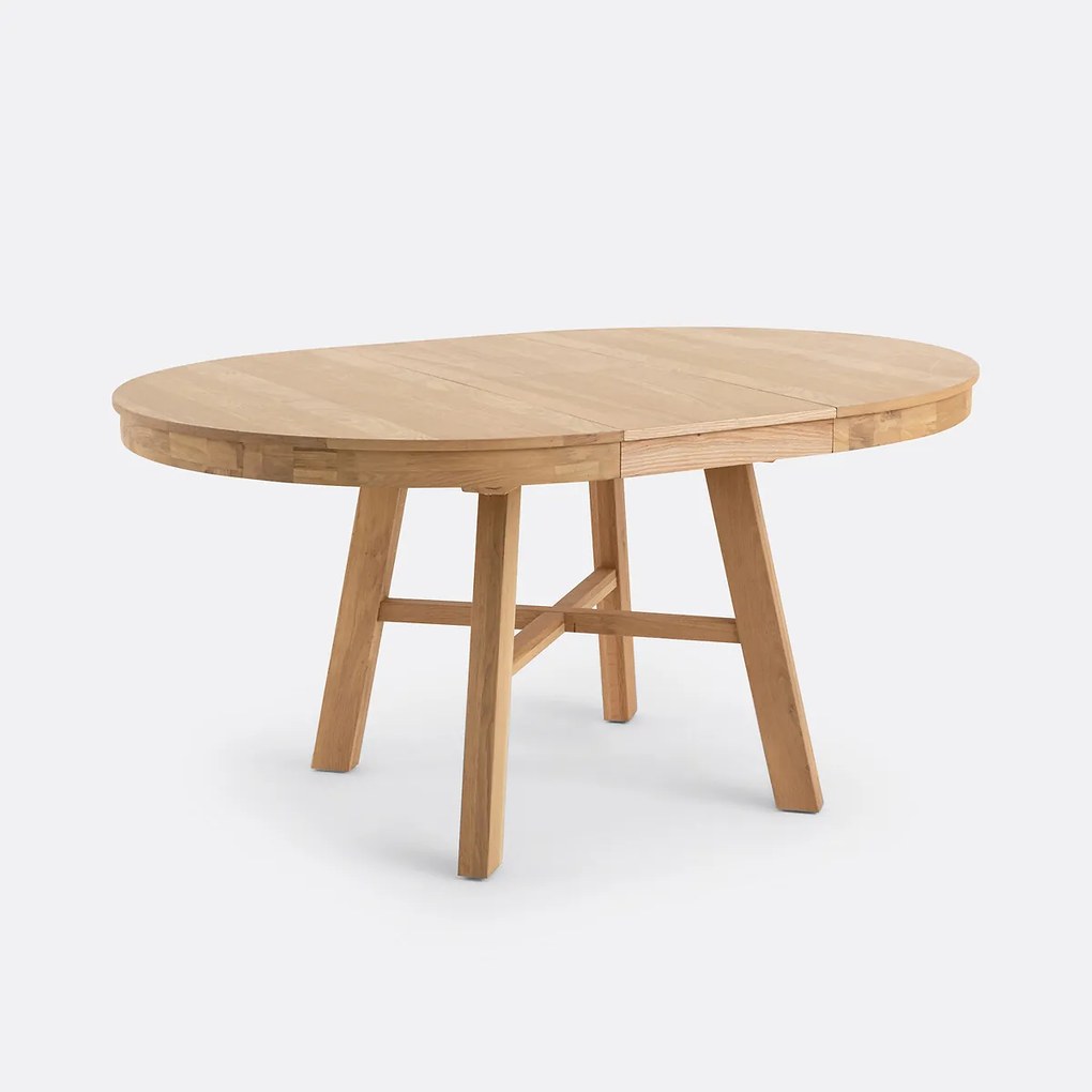 Ronde tafel, uitschuifbaar 4 - 8 personen, Zebarn