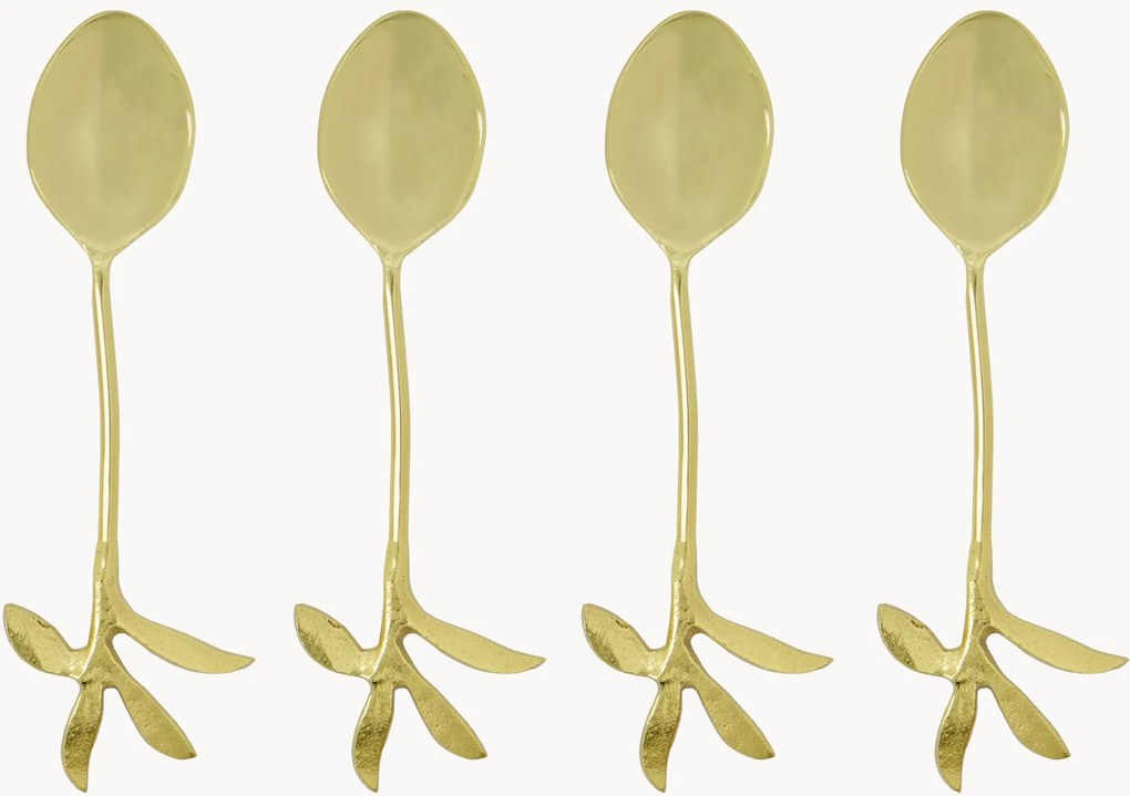 Hoogglans gepolijste theelepels Serve, 4-delig