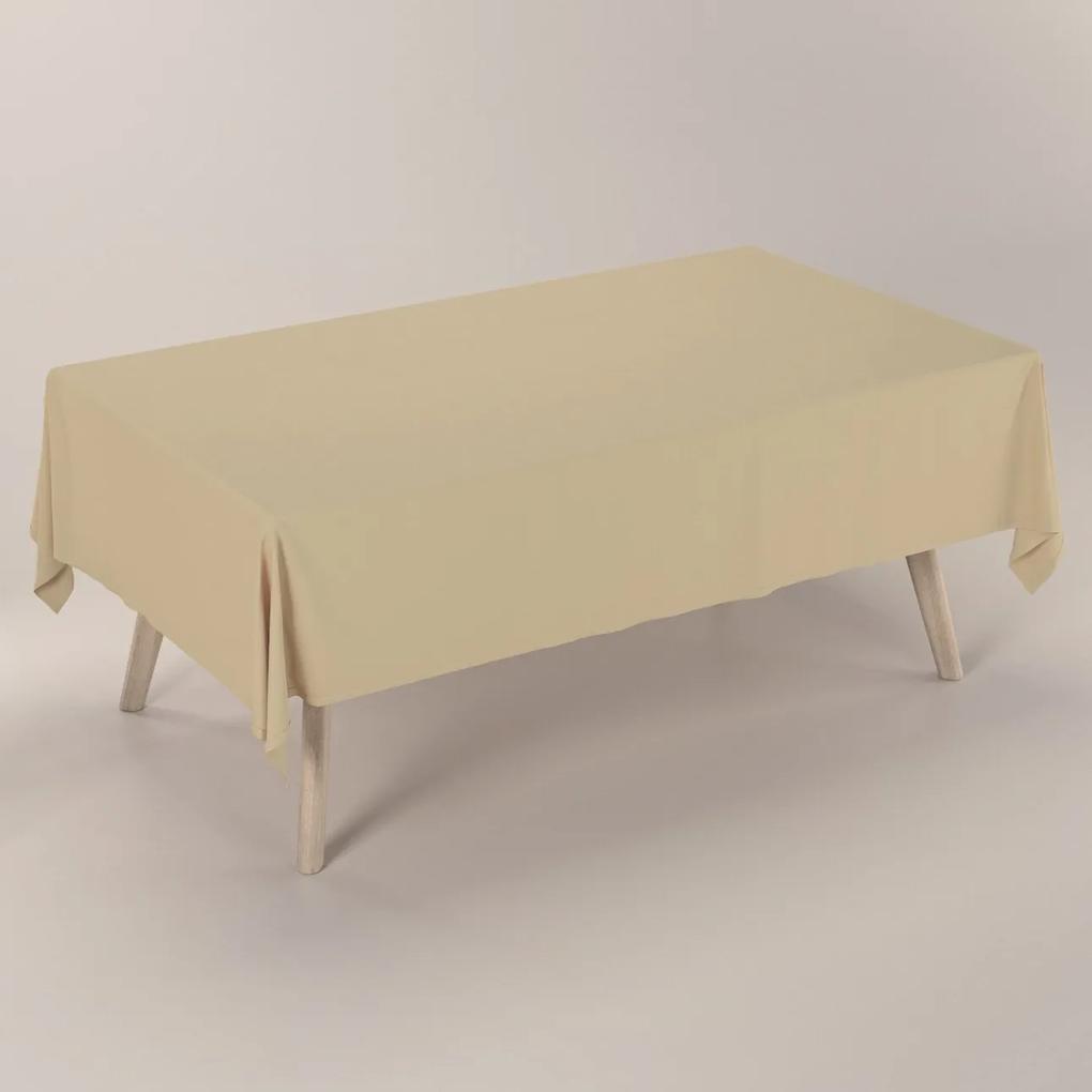 Dekoria Rechthoekig tafelkleed, vanille, 100 x 100 cm