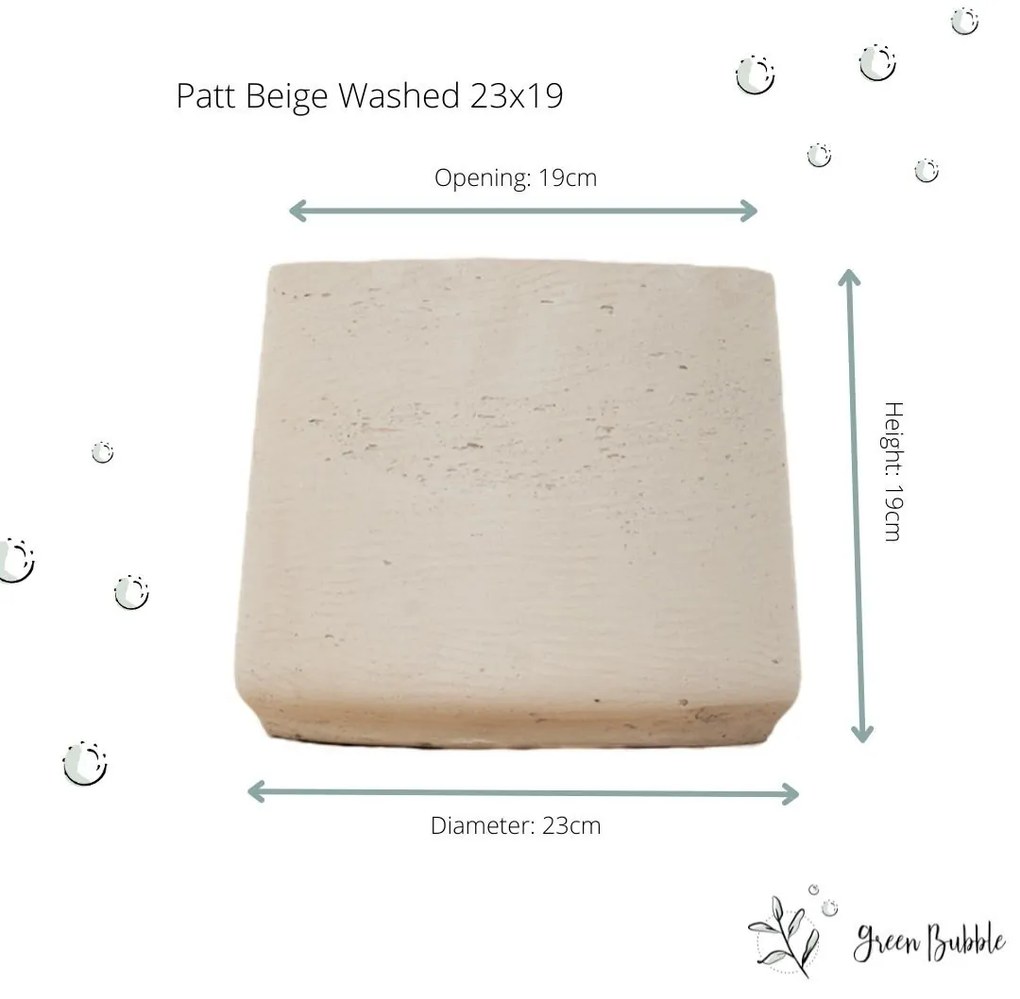 Pot Patt Beige Washed