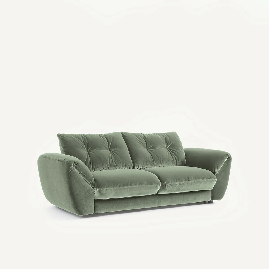 Omvormbare 3-zitsbank van fluweel Edgar