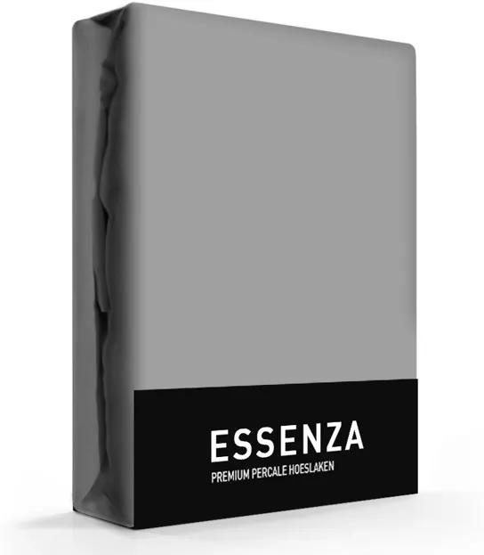 Hoeslaken - Percale katoen - 100 x 200 - Steel Grey