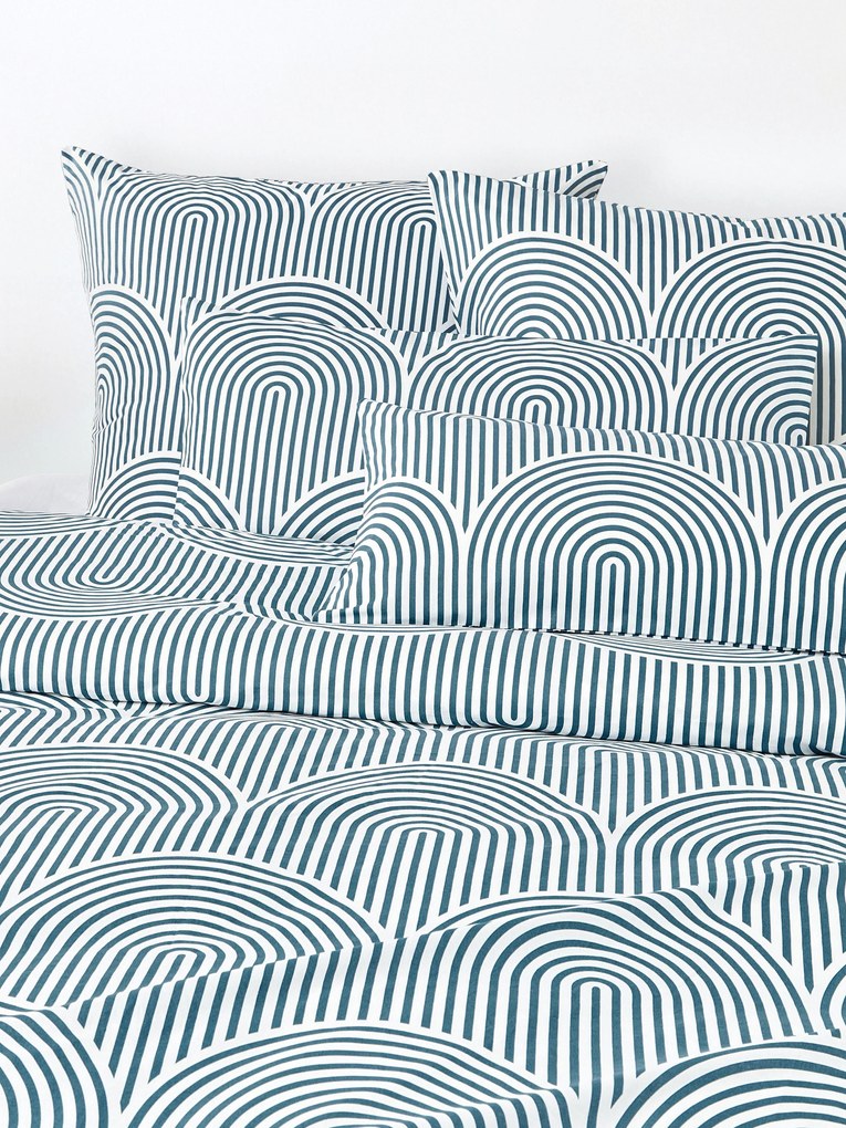 Katoenen dekbedovertrek Arcs