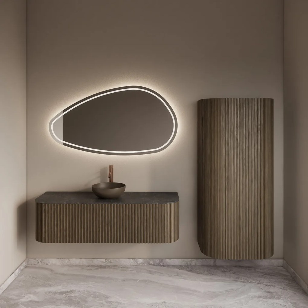 Gliss Design Alluro kolomkast 160cm ash grey