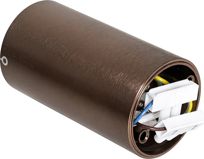 Smart opbouwspot donkerbrons incl. Wifi GU10 50 mm - Tuba