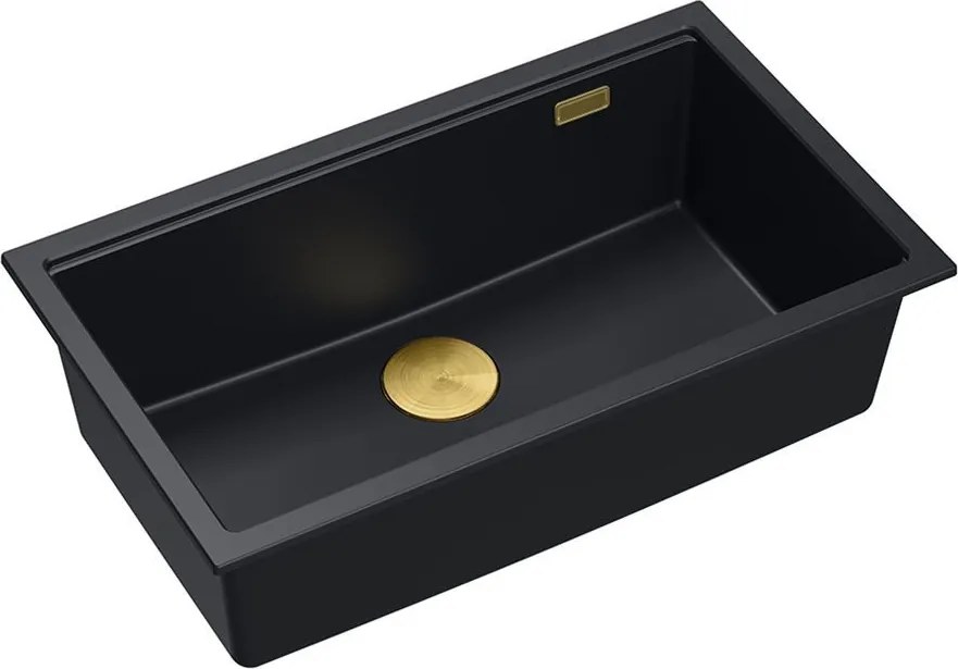 granieten spoelbak Logan 110 Black