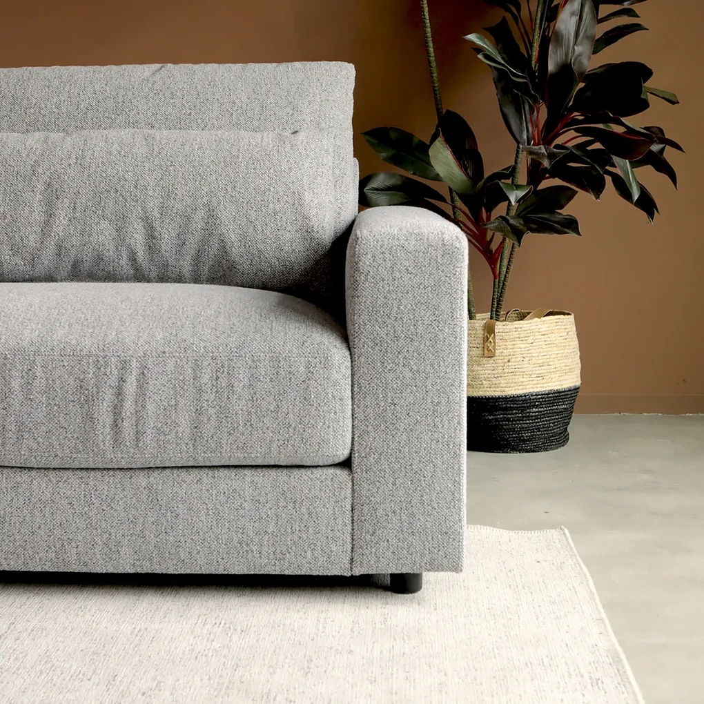 Hoekbank Met Sofa Grijs Links