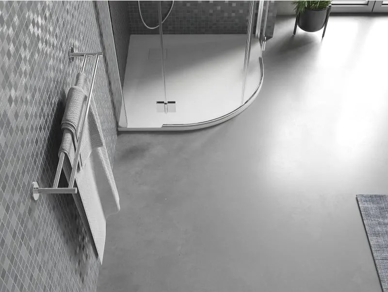 Mexen Bert halfronde douchebak SMC 90 x 90 cm, wit - 4KR109090