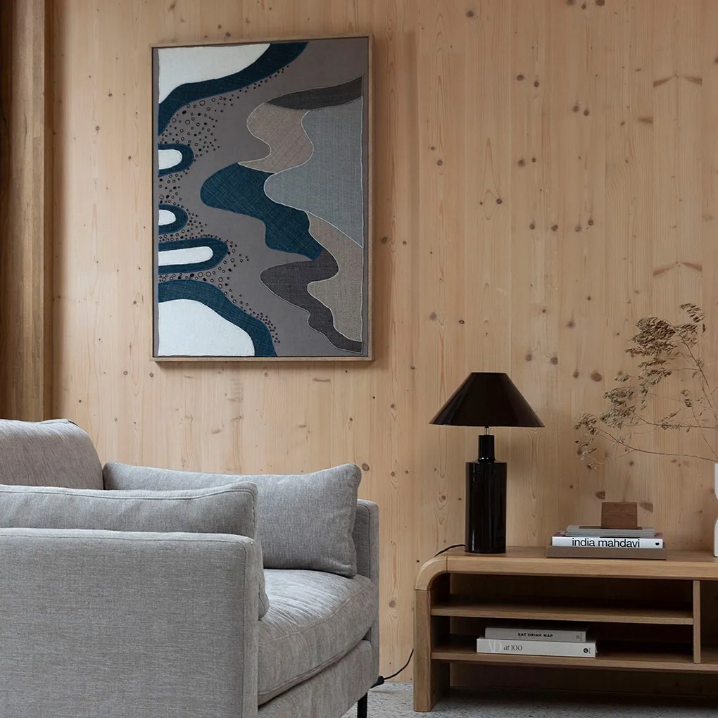 Zuiver Coastal Stoffen Schilderij Blauw