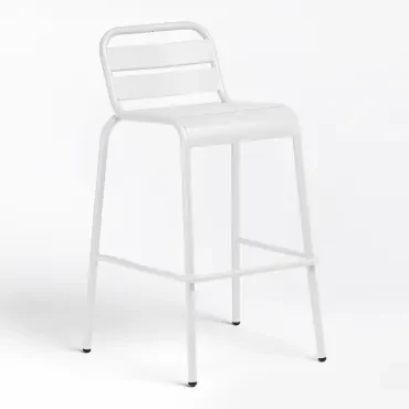 Pak Van 4 Janti Hoge Krukken 75 Cm Stapelbaar Wit - Sklum
