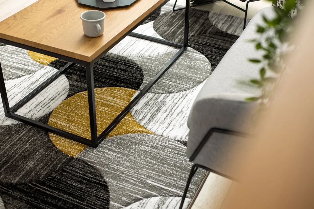 Tapijt ALTER Geo Schelpen goud