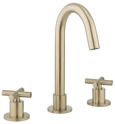 Crosswater MPRO Crosshead wastafelkraan met kruisgreep messing geborsteld PRC135DNF