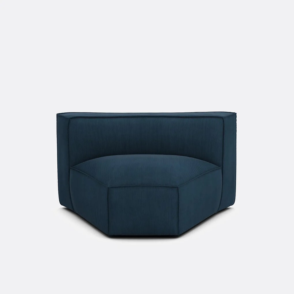 Modulaire open hoek, ribfluweel Seven