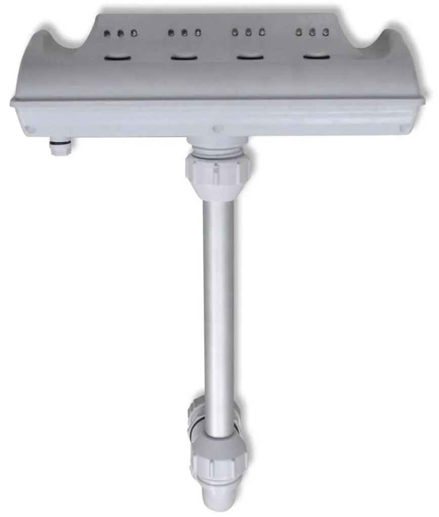vidaXL Zwembad waterval fontein met LED