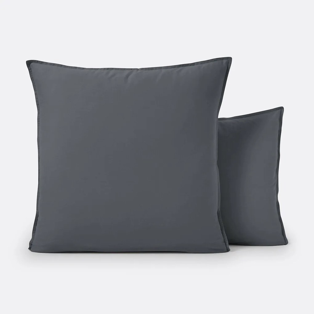 Effen kussensloop in gewassen katoen, Scenario