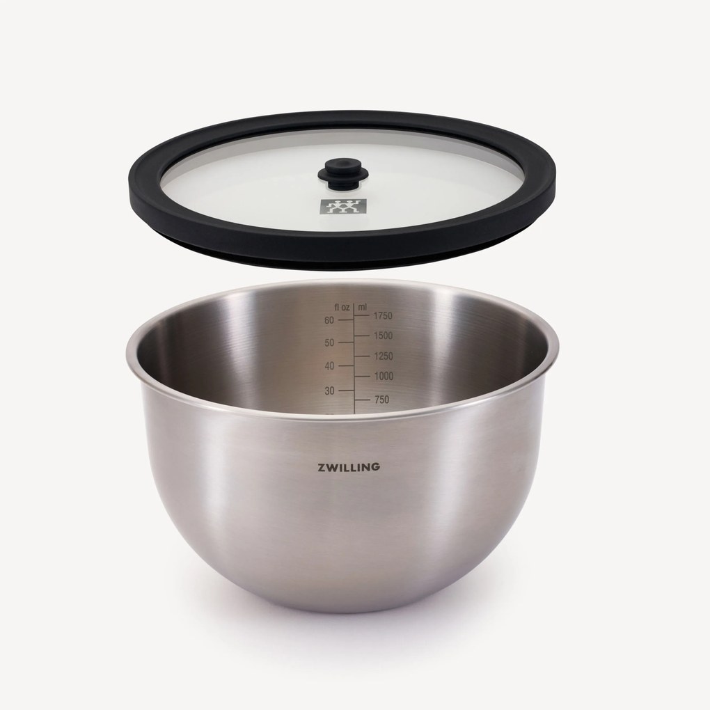 ZWILLING Fresh & Save STAINLESS vacuumschalen set S/M/L / 6-delig, Roestvrij staal, Zilver - Fresh & Save STAINLESS - ZWILLING
