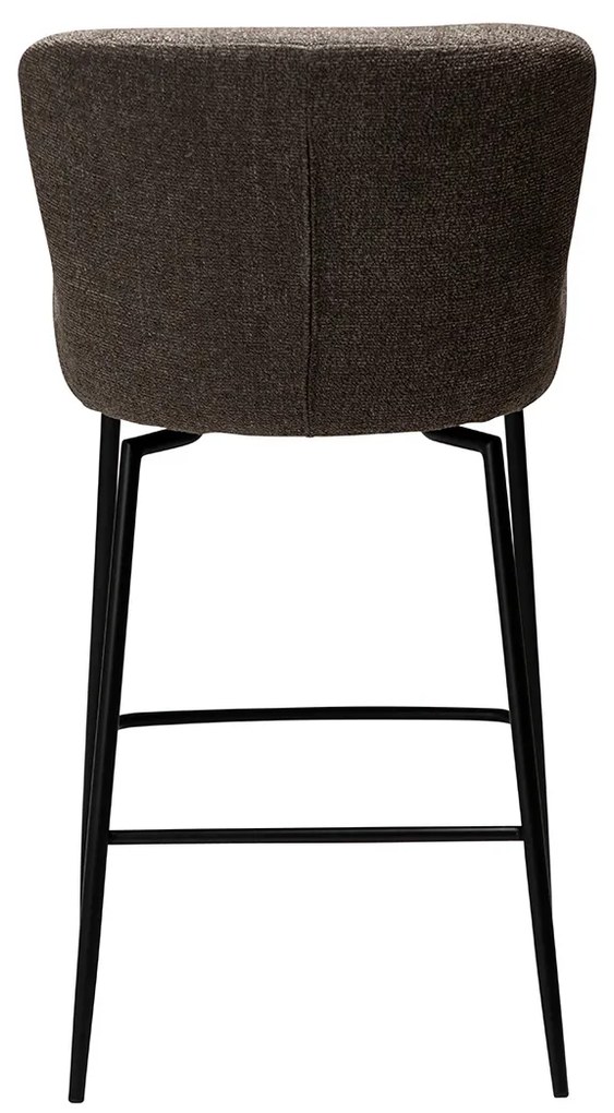 Dan-Form Glam Swivel Draaibare Barstoel Bruin Boucle
