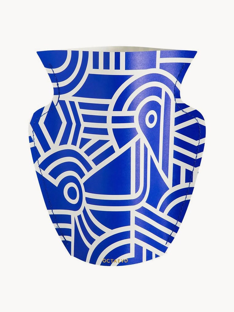 Handgemaakte decoratieve vaas Greco van papier, H 29 cm