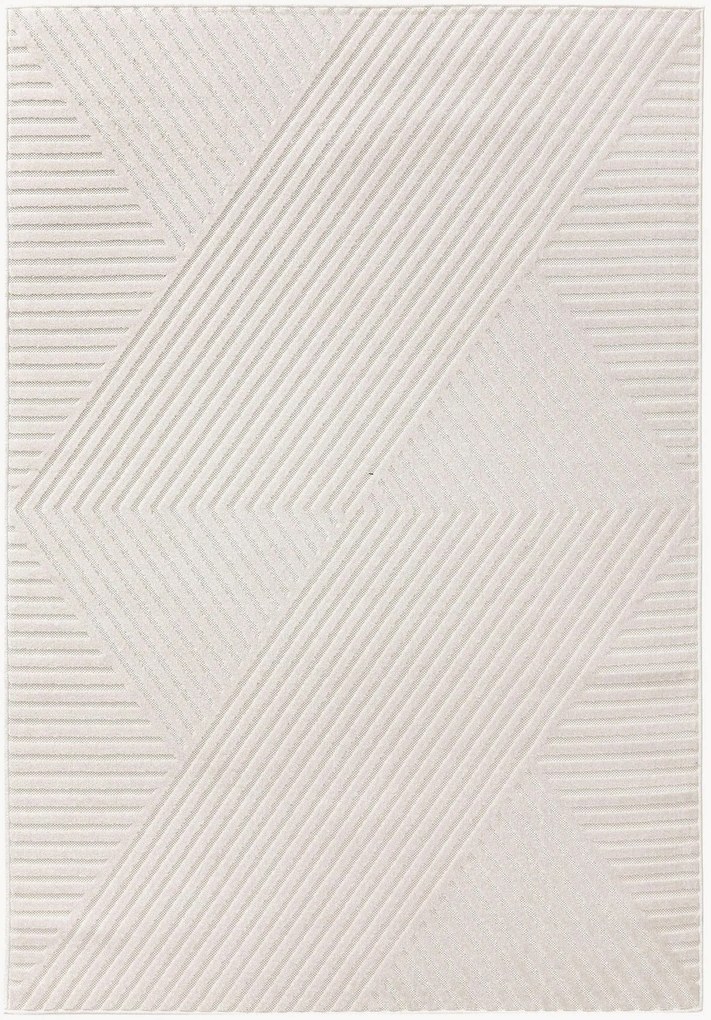 In- & outdoor vloerkleed Mars met hoog-laag textuur